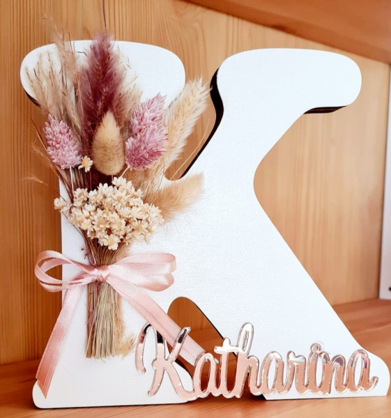 Flowerletter, rosegold Flowerletter, rosegold